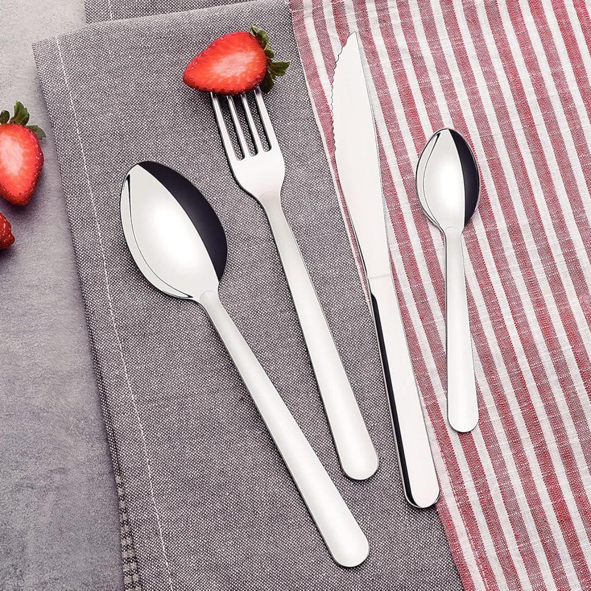 Tramontina Malibu Flatware Set (24-Piece) - Silver