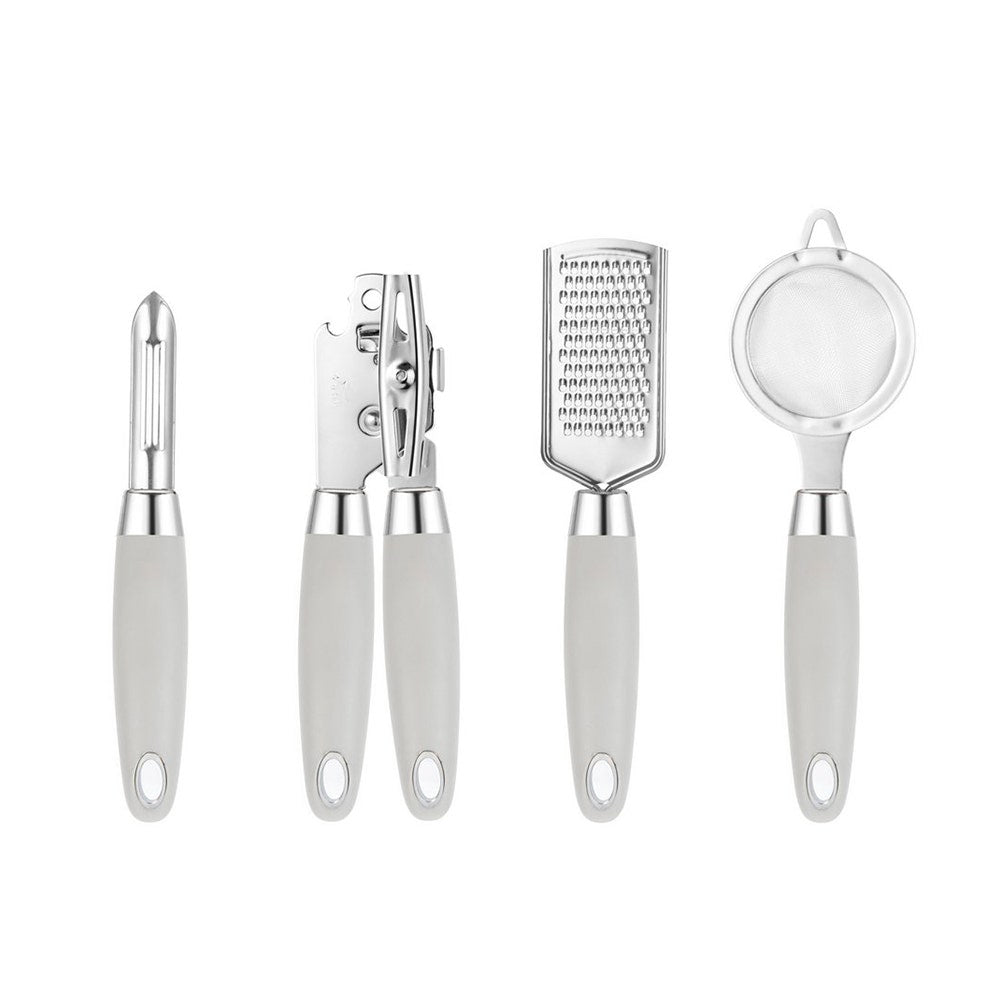 Hamilton Beach Soft-Grip Cookware Set (4-Piece) - Gray