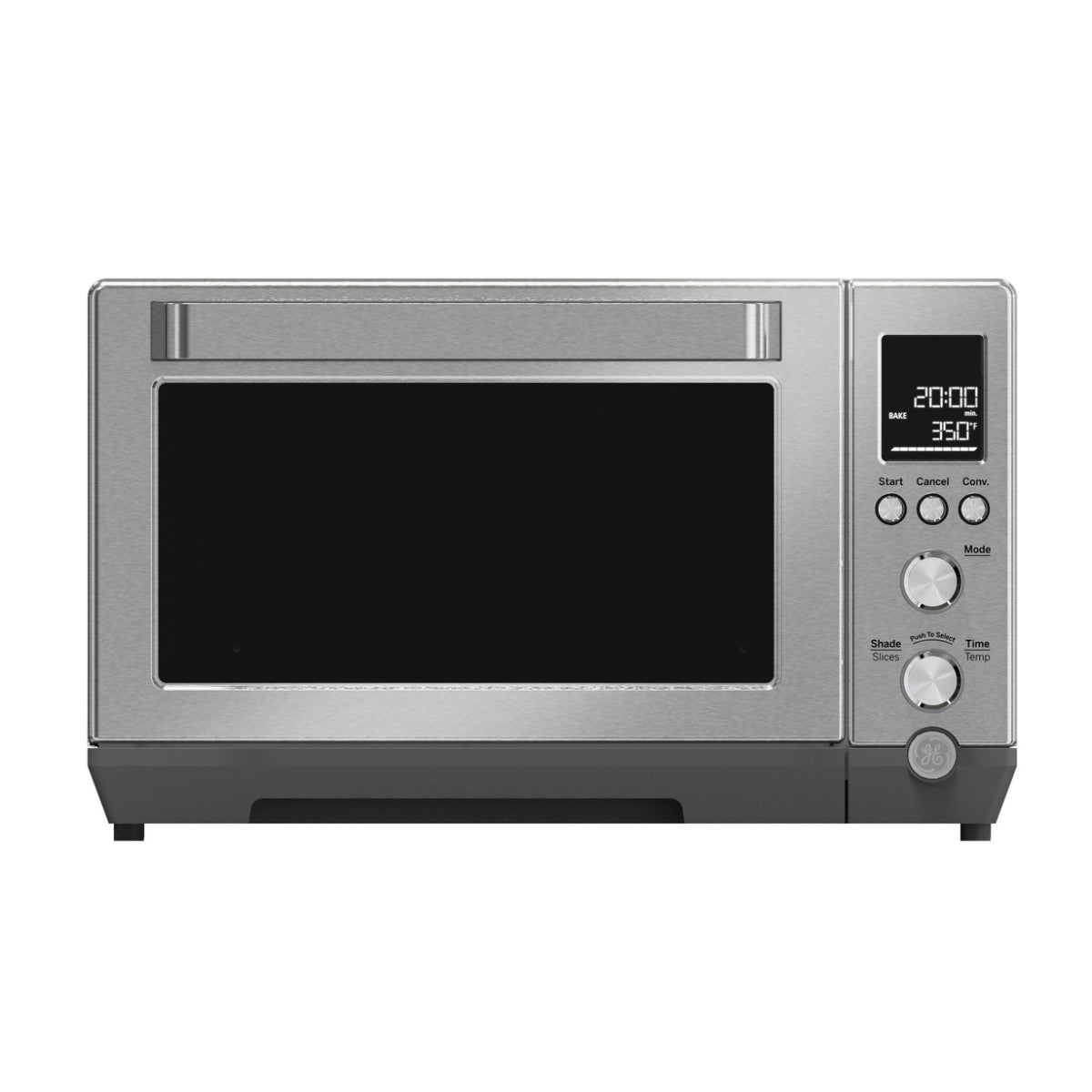 GE G90CABSSPSS Quartz 6-Slice Toaster Oven with Convection Bake - Silver