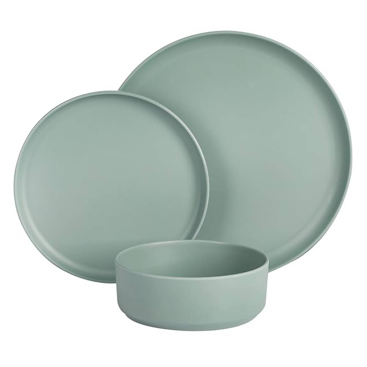 Gibson Home Crest Dinnerware Set (12-Piece) - Green