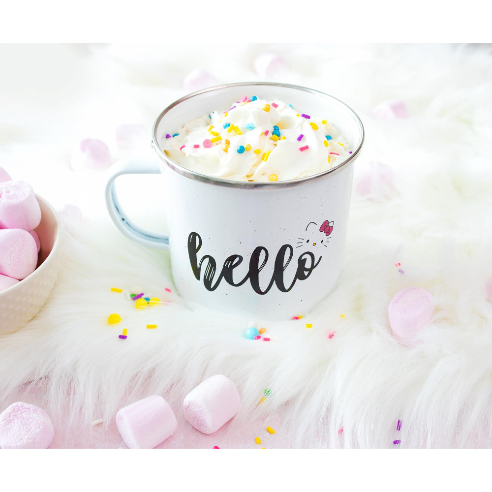 Sanrio Hello Kitty 20 oz Ceramic Camper Mug - White