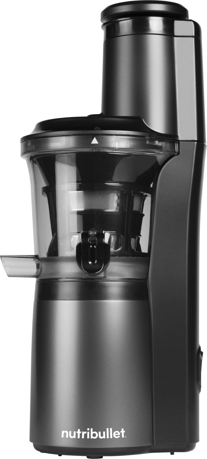 NutriBullet NBJ50300 1 Quart 150-Watt Slow Masticating Juicer with Quiet Motor and Reverse Function - Gray - Curacao