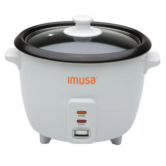 Imusa Rice Cooker 16-Cup (Cooked) - White - Curacao
