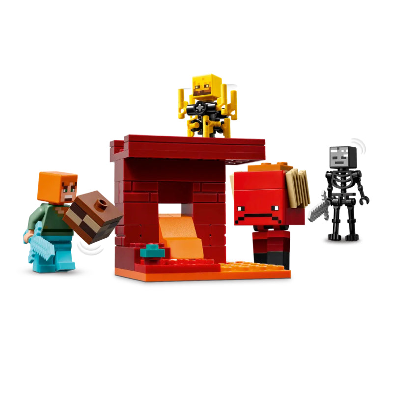 LEGO Minecraft The Nether Lava Battle Building Toy Set (99-Pieces)