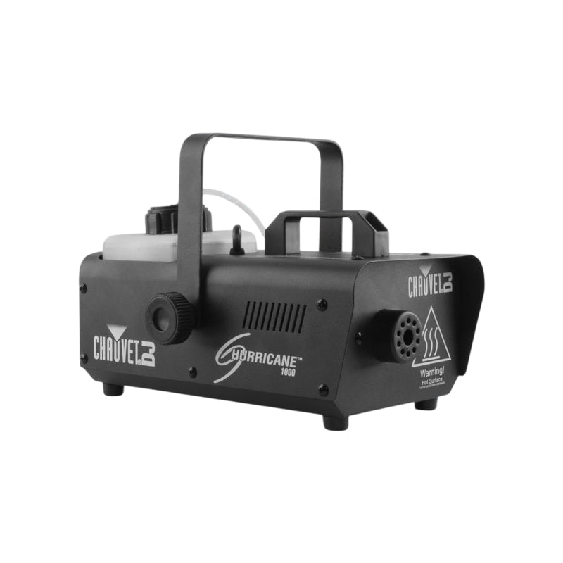 Chauvet DJ Hurricane 1000 Fog Machine with Manual and Wireless Remote Control - Black