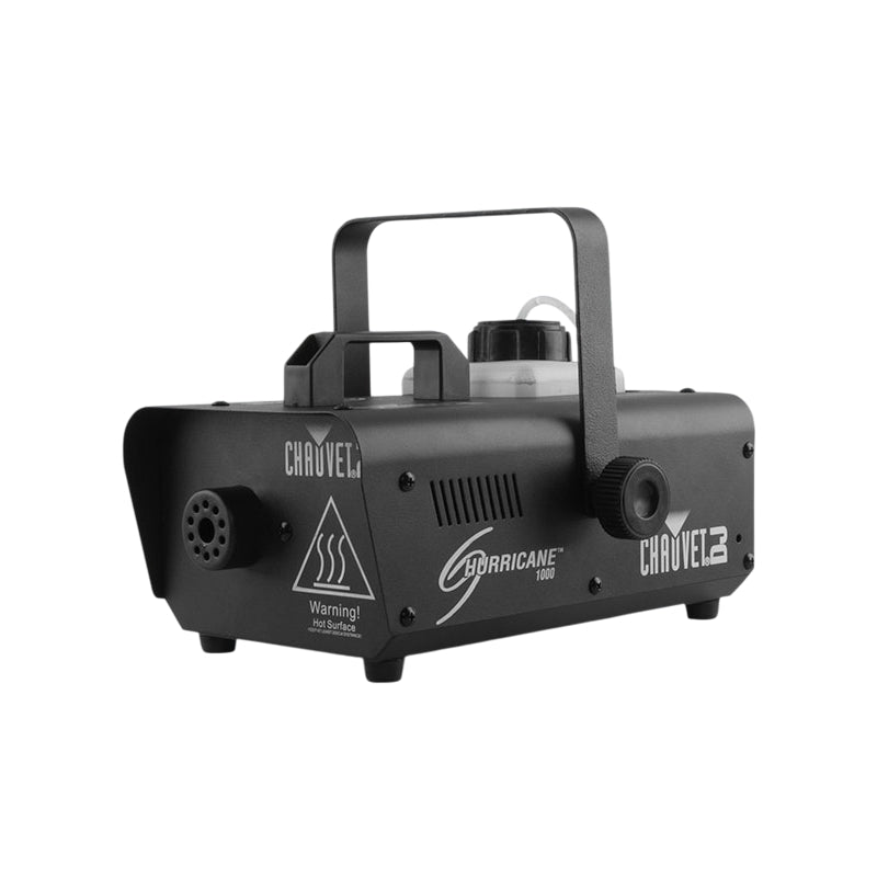 Chauvet DJ Hurricane 1000 Fog Machine with Manual and Wireless Remote Control - Black