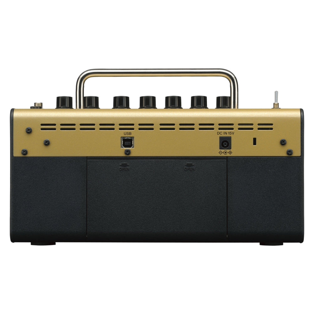 Yamaha Bundle: APX600 Red Thinline Acoustic-Electric Guitar + THR5A 10W Gold Desktop Amplifier