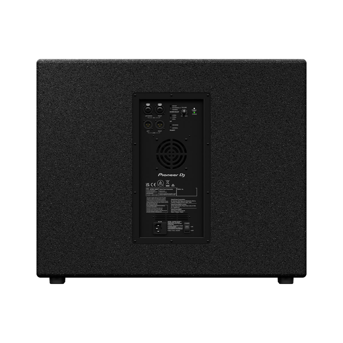 Pioneer DJ Reflex Loaded Active Subwoofer - Black