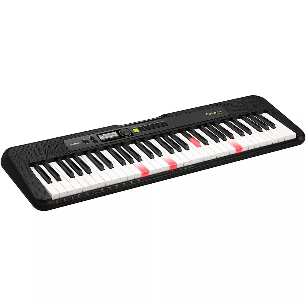 Casio LK-S250 Portable 61-Key Touch-Sensitive Portable Keyboard with Lightning Key - Black - Curacao