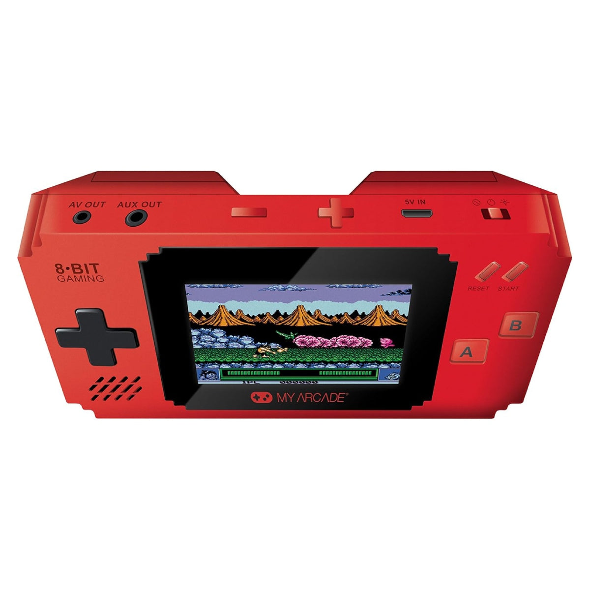 My Arcade Pixel Player Portable 300-in-1 Gaming Console - Red/Black