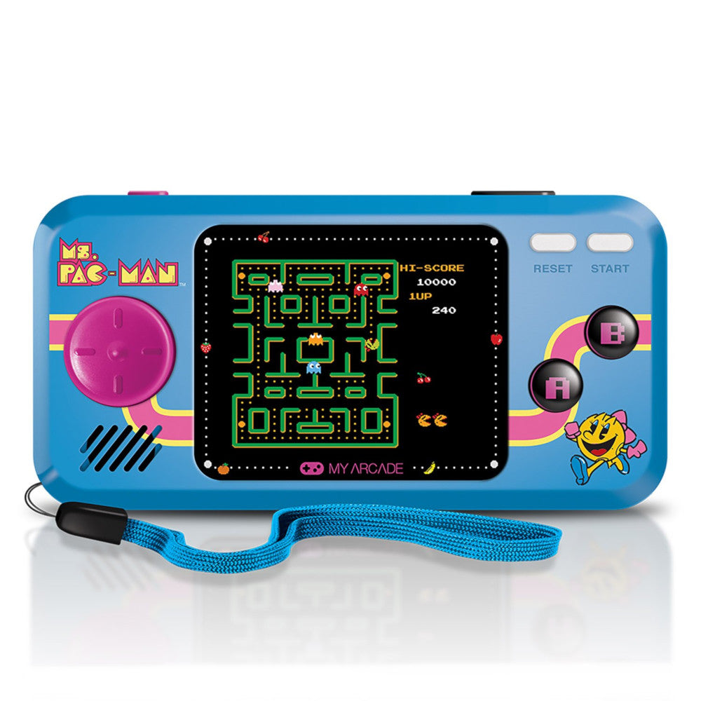My Arcade Ms. Pac-Man Pocket Player - Blue - Curacao