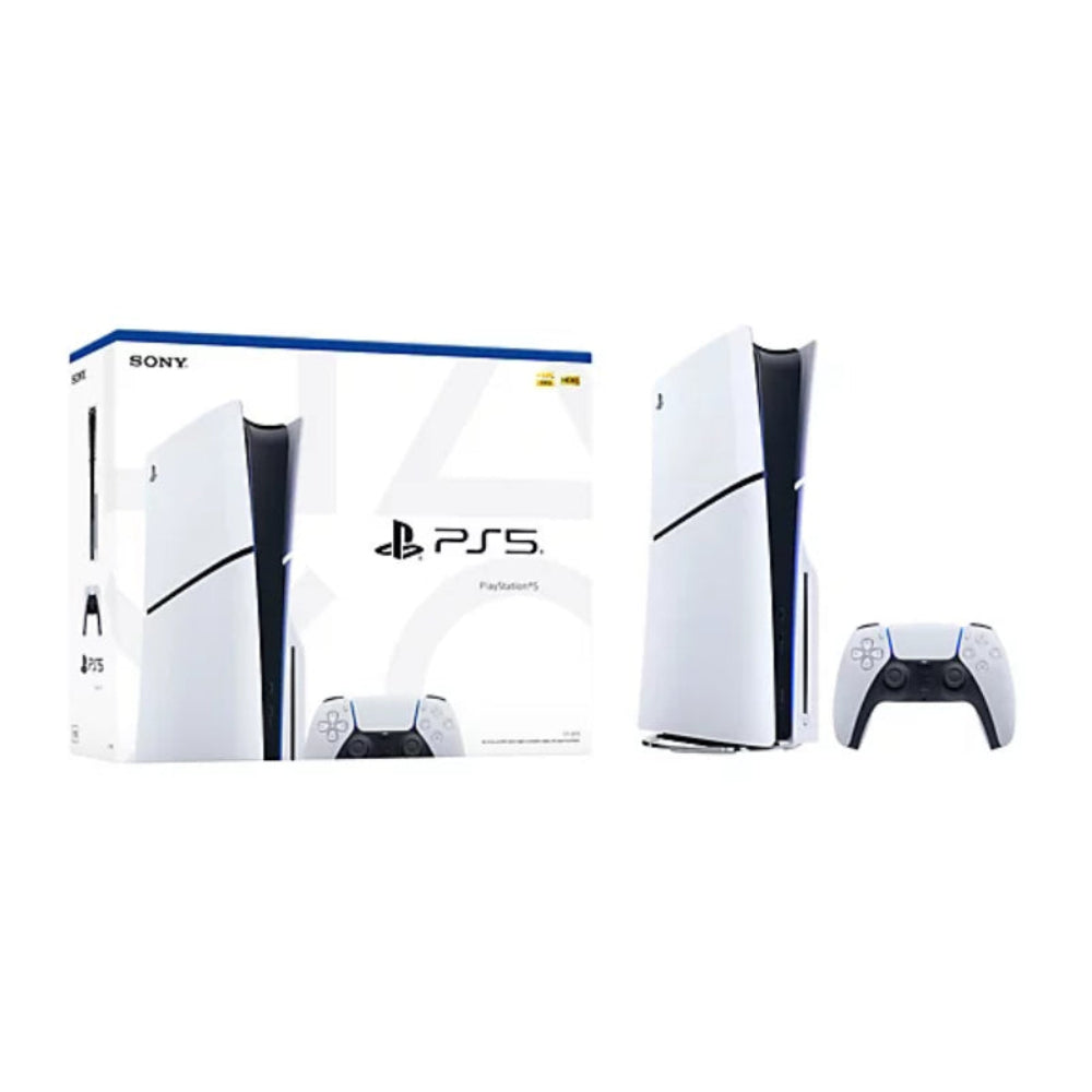 Bundle: Sony PlayStation 5 Slim Console + DualSense Wireless Controller - Blue + Pulse Elite Wireless Headset + FC 26