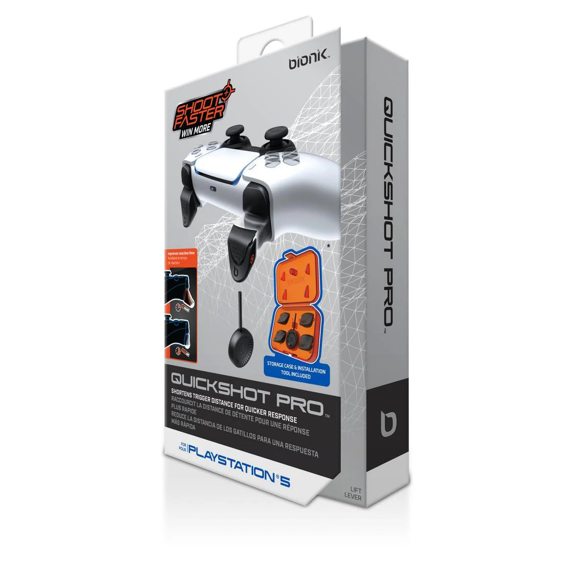 Bundle: Sony PlayStation 5 Digital Edition Console + JBL Quantum 100X Wired Over-the-Ear Gaming Headset + Bionik Power Stand + Sony Media Remote + Bionik Quick Shot Pro