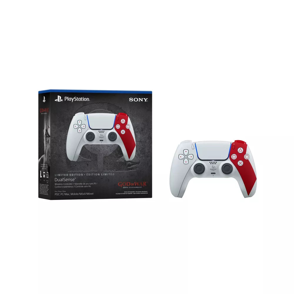 Bundle: Sony PlayStation 5 Slim Console + God of War 20th Anniversary DualSense Wireless Controller + Sony Pulse Elite Wireless Over-the-Ear Gaming Headset