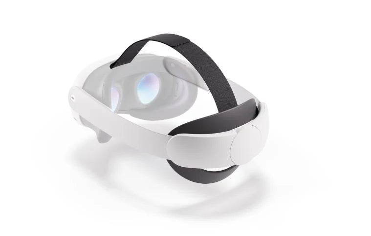 Bundle: Meta Quest 3S 256 GB Virtual Reality Headset + Meta Quest Carrying Case for Quest 3/3S - Gray + Meta Quest 3 Elite Strap