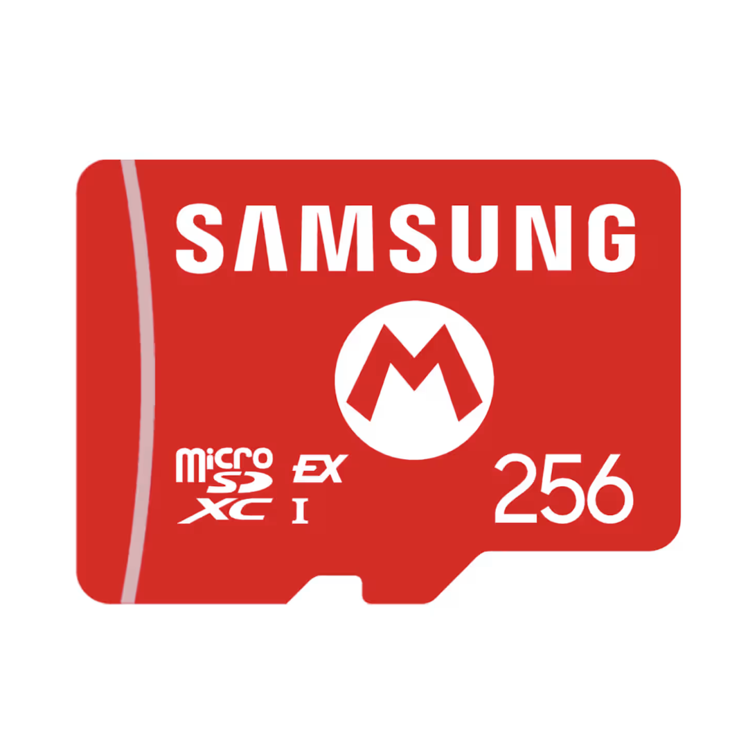 Samsung 256GB microSD Express Card for Nintendo Switch 2 - Red