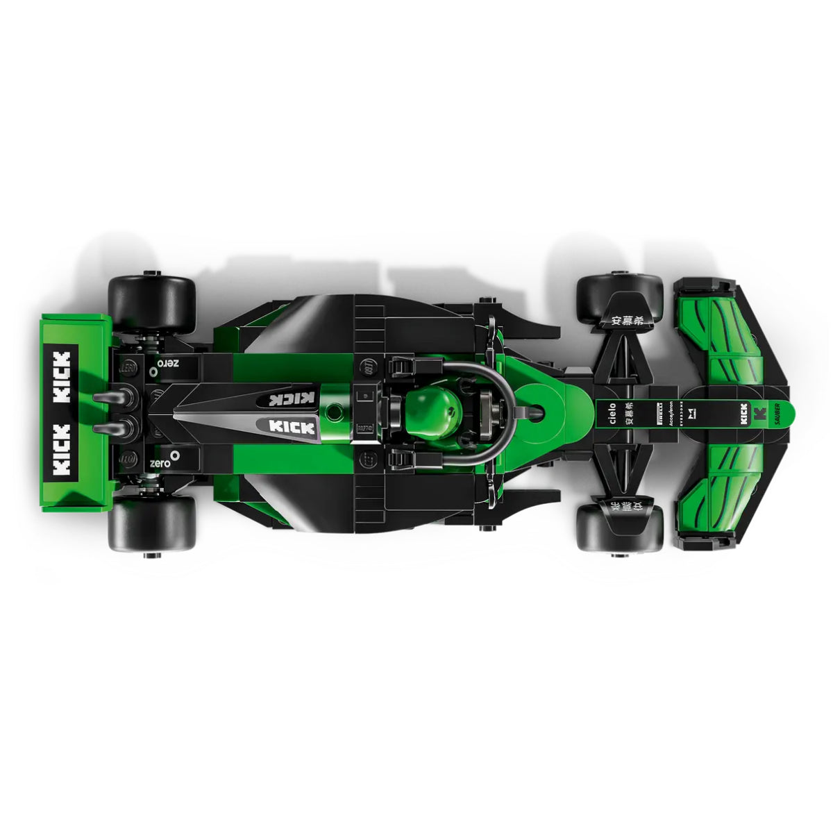 LEGO Speed Champions KICK Sauber F1 Team C44 Race Car Building Toy Set (259-Pieces)