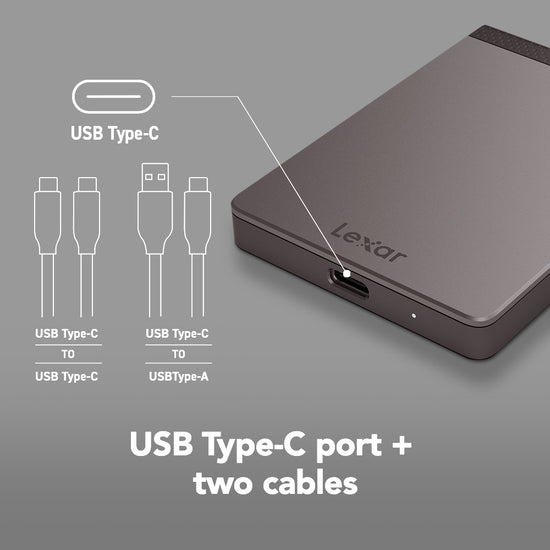 Lexar SL200 Portable SSD - 512GB - Curacao