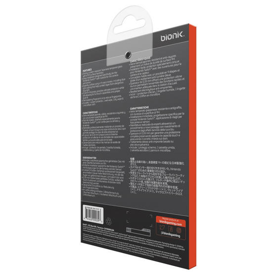 Bionik Screen Defender Glass Screen Protector For Nintendo Switch - Curacao