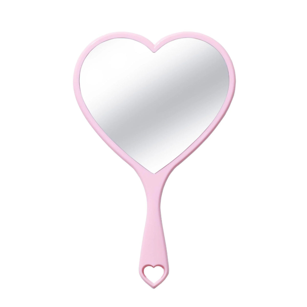 Beauty Creations Handheld Heart Mirror - Pink