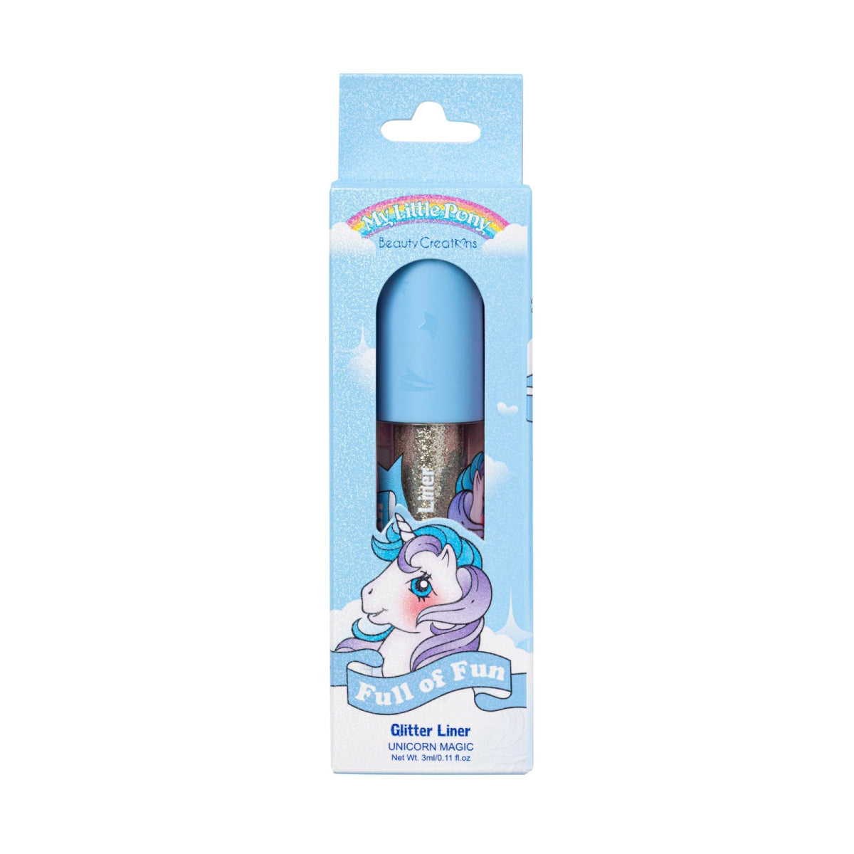 Beauty Creations X My Little Pony "Full of Fun: Unicorn Magic" 0.11 oz Silver Glitter Liner