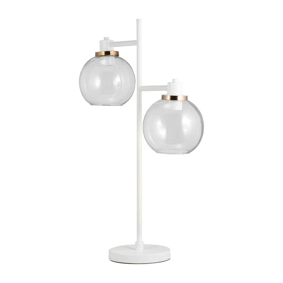 Sagebrook Home Metal 28" 2-light Table Lamp - Matte White