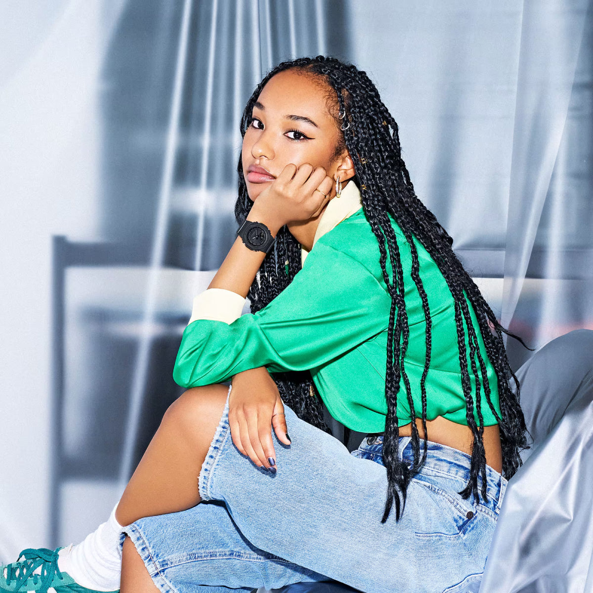 Casio G-Shock 2100 Series Women's 40.2mm Strap Watch - Black