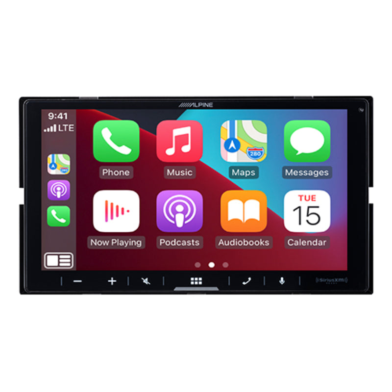 Alpine 7" Shallow-Chassis Digital Multimedia Receiver with SWC Adapter - Black