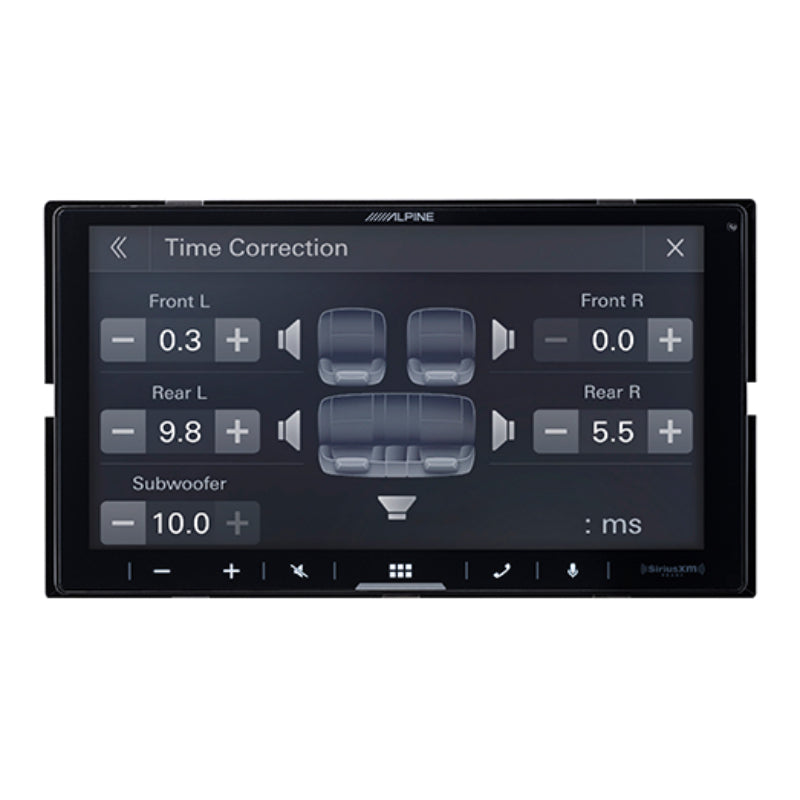 Alpine 7" Shallow-Chassis Digital Multimedia Receiver with SWC Adapter - Black