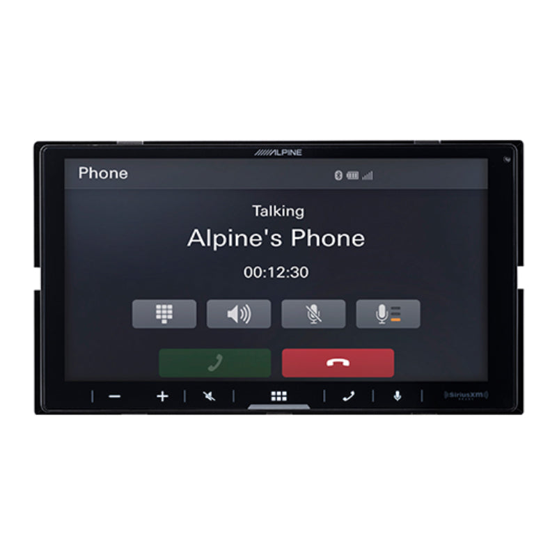 Alpine 7" Shallow-Chassis Digital Multimedia Receiver with SWC Adapter - Black