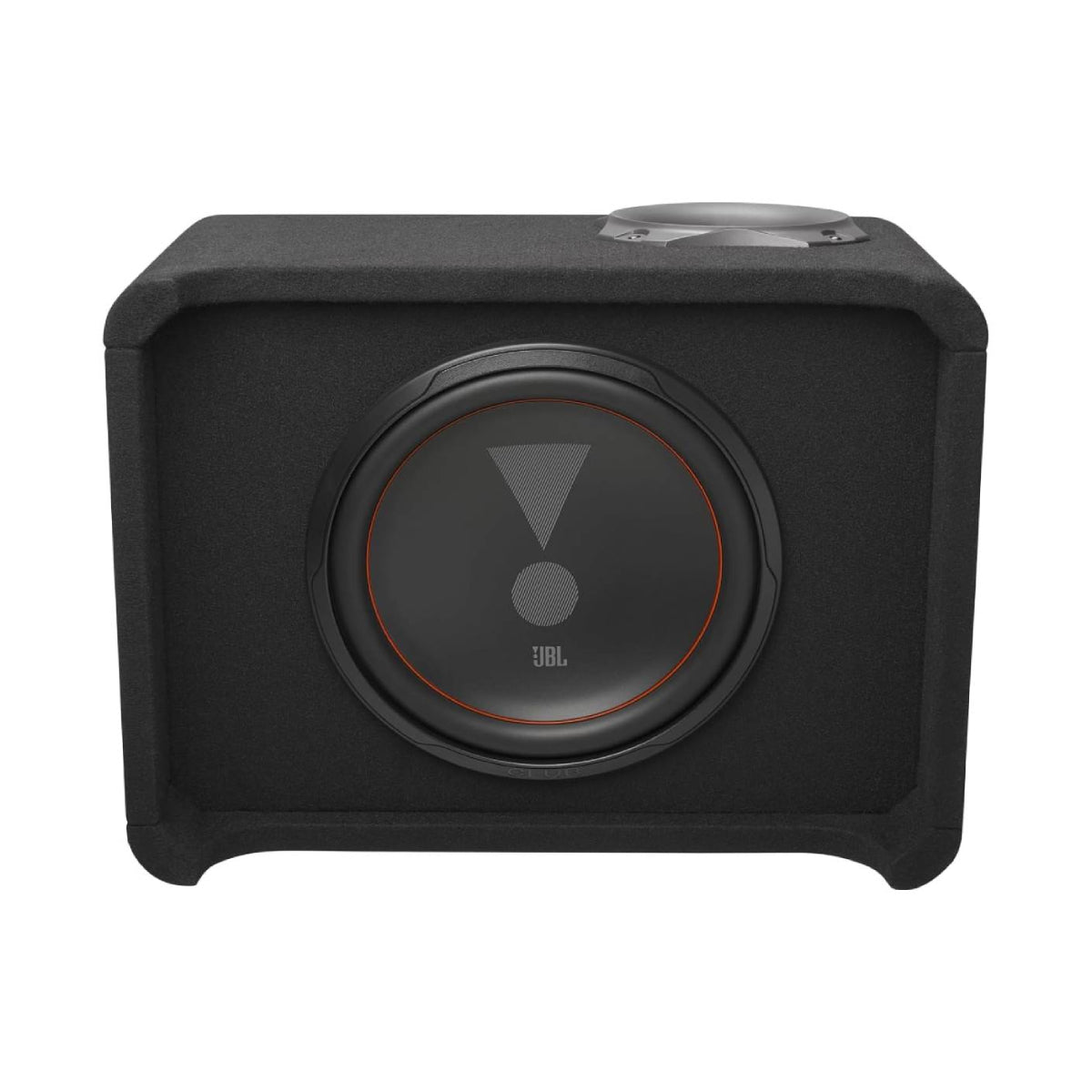 JBL Club SUBCB1000P Single 12" Slip Stream Ported Enclosed Car Subwoofer - Black