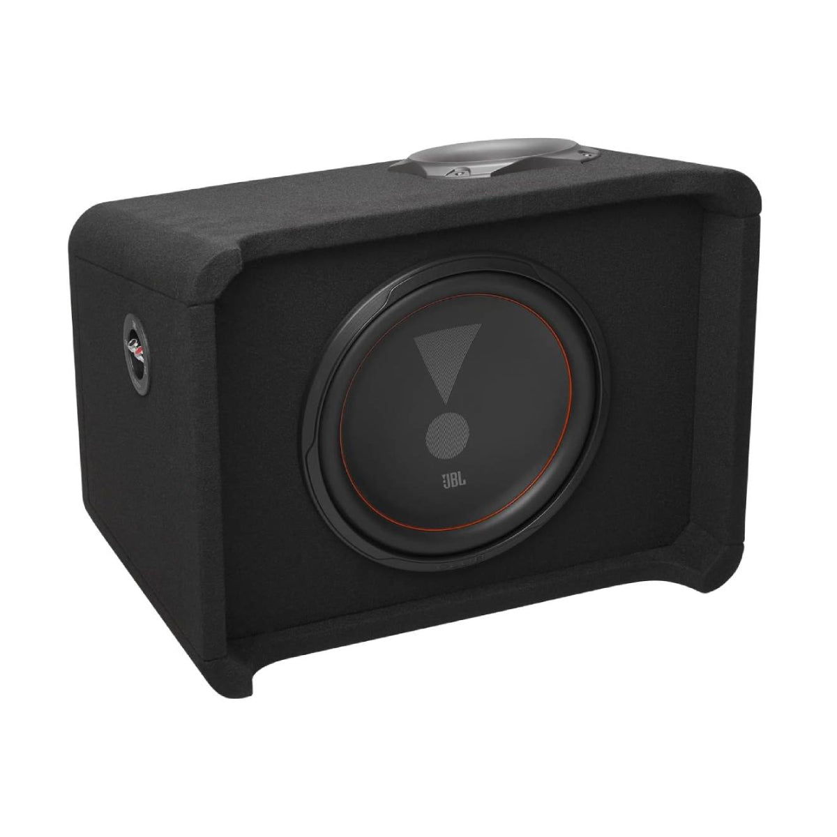 JBL Club SUBCB1000P Single 12" Slip Stream Ported Enclosed Car Subwoofer - Black