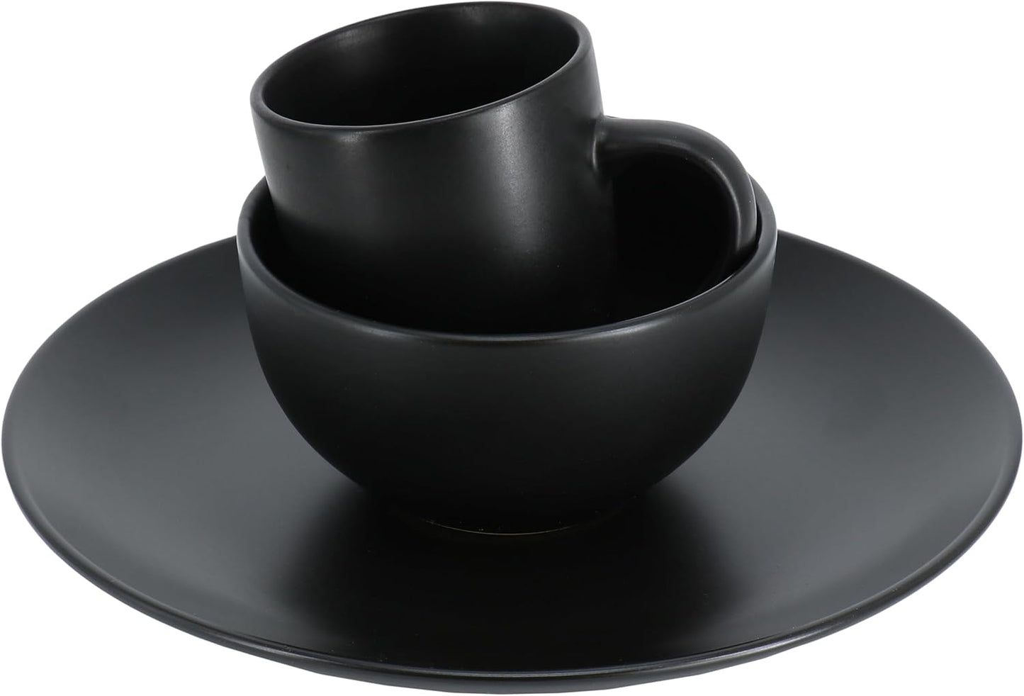 Gibson Home 142742 Everyday Plus Stoneware Dinnerware Set (12-Piece)