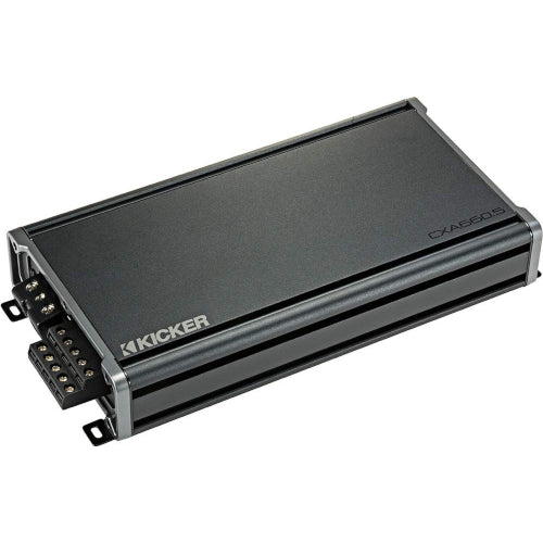 Kicker 46CXA6605 Car Audio 5 Channel Amp Speaker & Sub 1200W Amplifier - Curacao