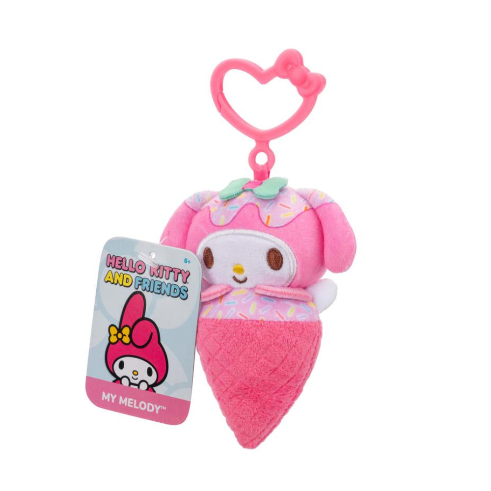 License 2 Play Hello Kitty and Friends 4" Clip-On Plush Assortment