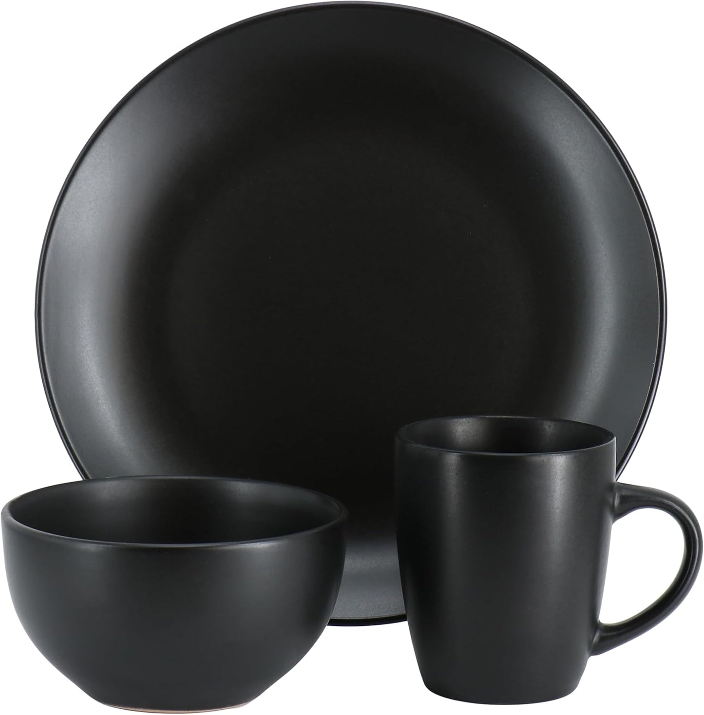 Gibson Home 142742 Everyday Plus Stoneware Dinnerware Set (12-Piece)