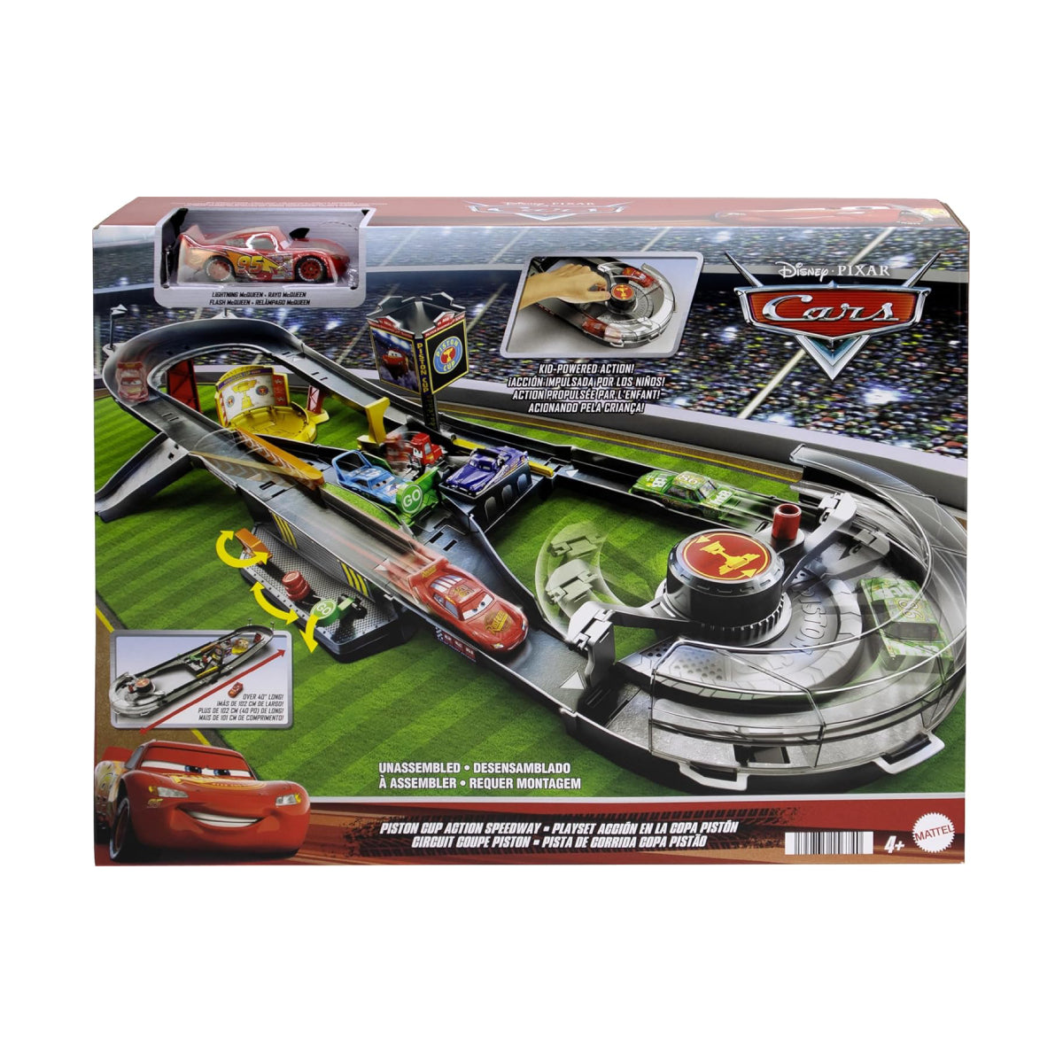 Disney Pixar Cars Piston Cup Action Speedway Playset