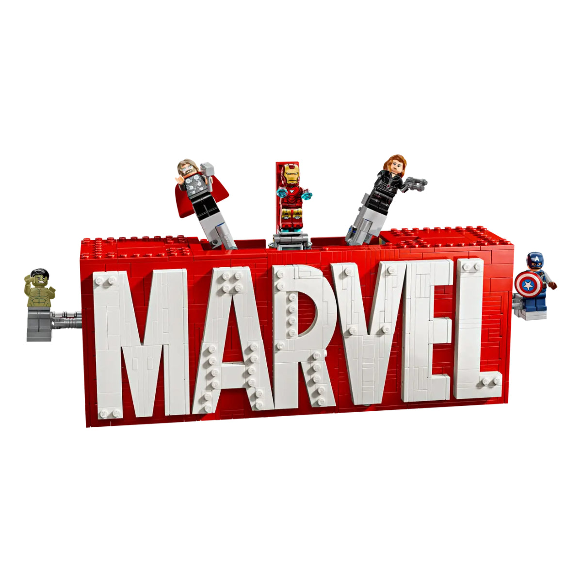 LEGO Marvel Logo & Minifigures Building Toy Set (932-Pieces)