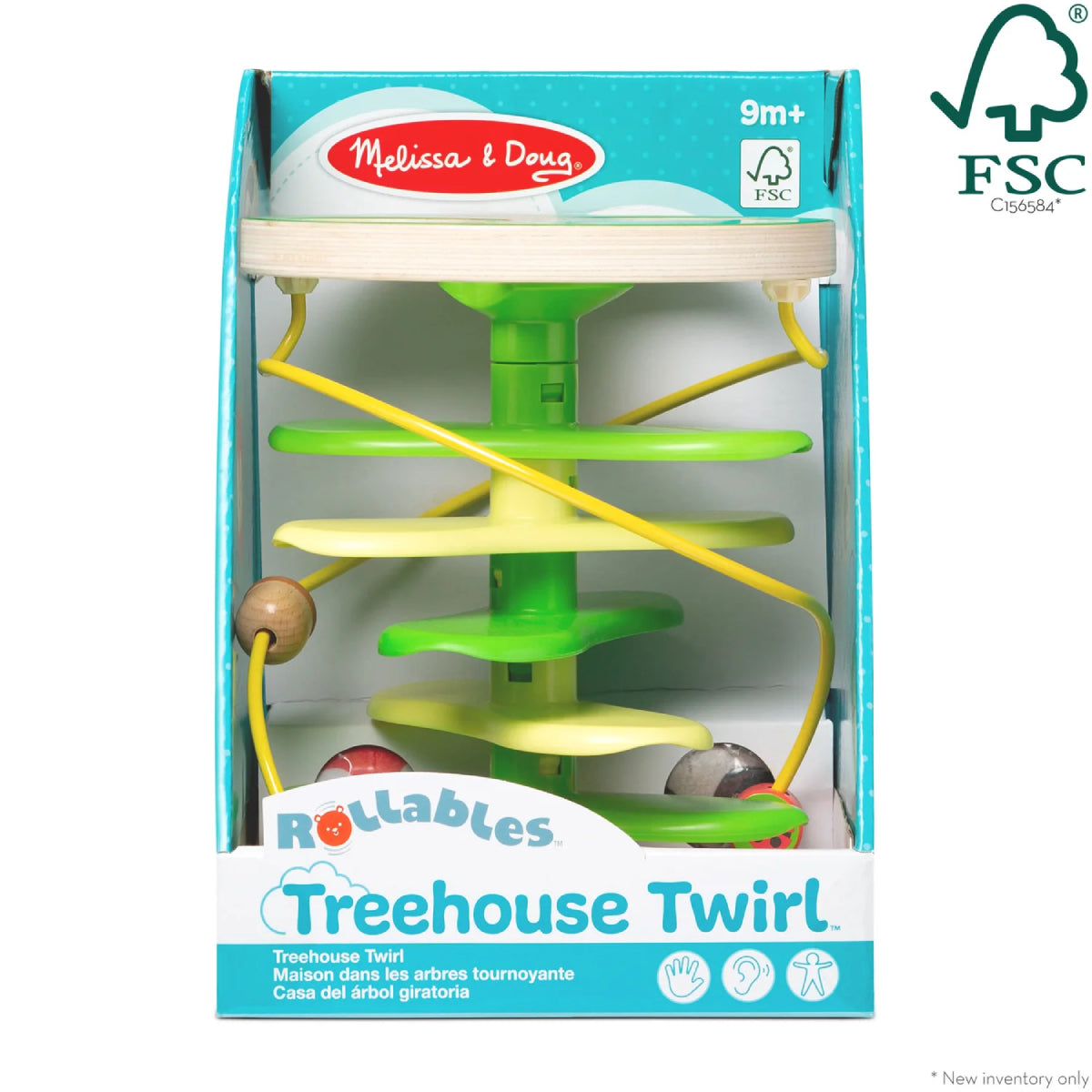 Melissa and Doug Rollables Treehouse Twirl (3 Pieces)