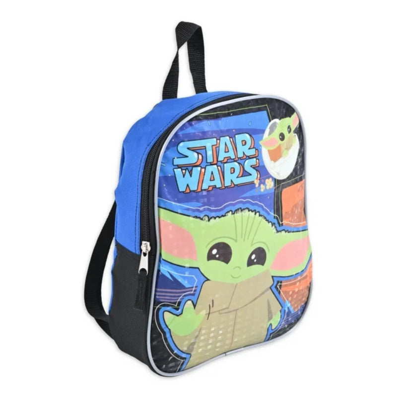 Disney Star Wars Mandalorian Baby Yoda Mini Backpack - Blue/Black