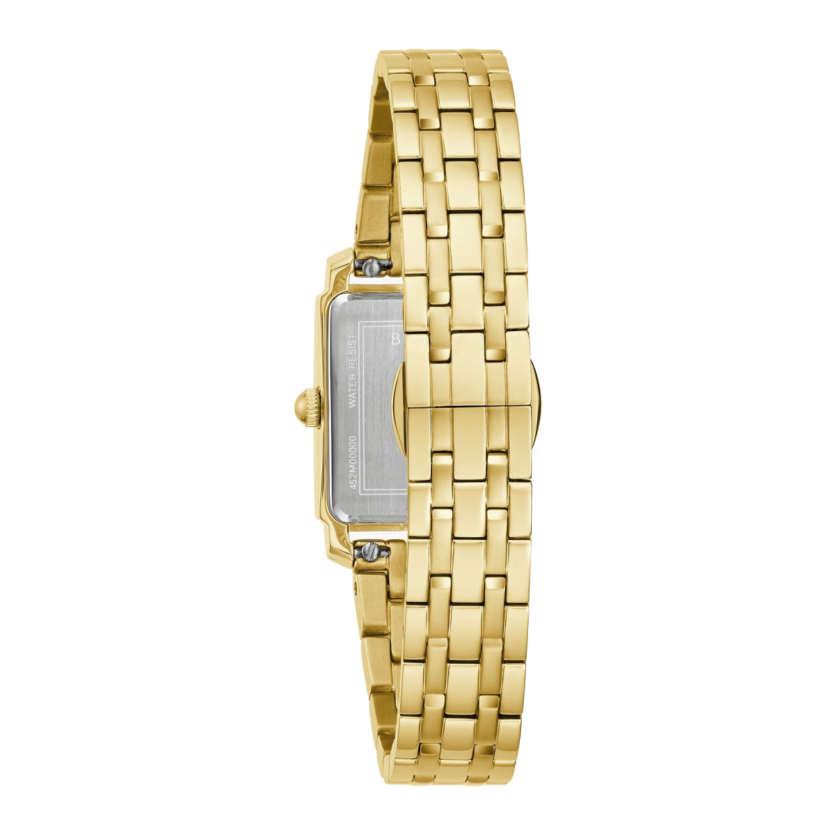 Bulova Sutton Women's 21mm Gold-Tone Bracelet Watch - White Dial