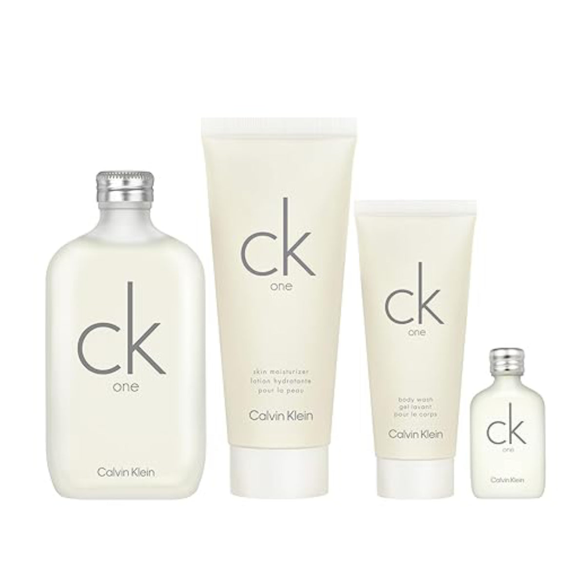 Calvin Klein CK One Unisex (4 Pieces) Eau de Toilette Gift Set