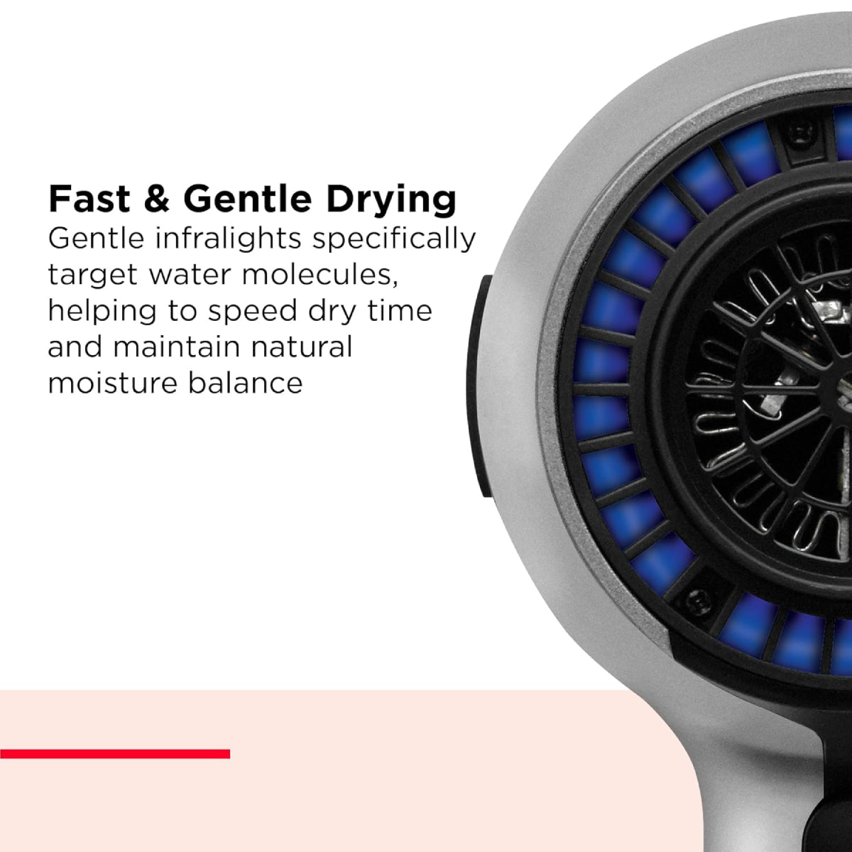 Revlon RVDR5336N1 Dry Max Hair Dryer with Diffuser - Silver/Black