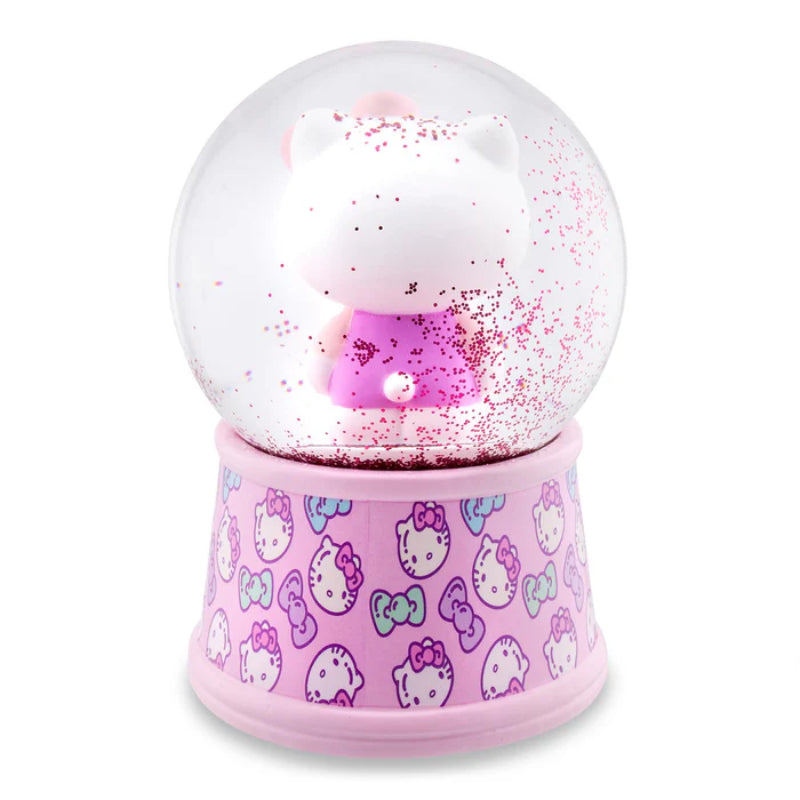 Sanrio Hello Kitty Light-Up 6" Snow Globe - Pink