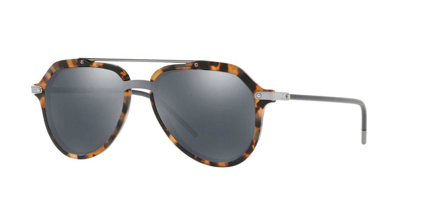 Dolce & Gabbana Men's DG4333 Pilot Mirrored Sunglasses - Curacao