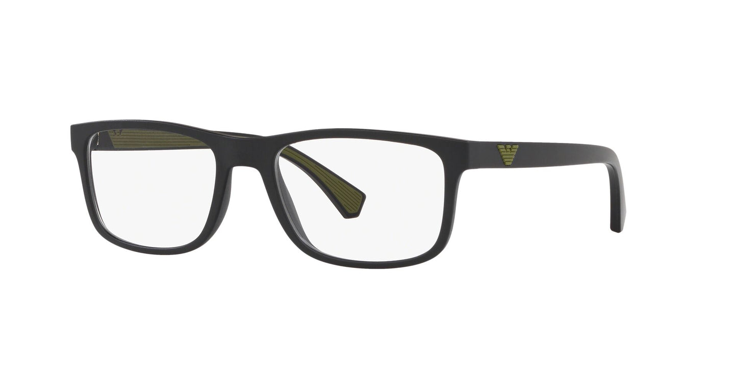 Emporio Armani Men's EA3147 Rectangle Eyeglasses - Curacao