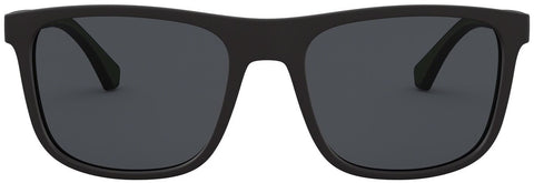 Emporio Armani Men's EA4129 Square Solid Color Sunglasses - Curacao
