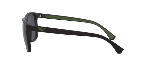 Emporio Armani Men's EA4129 Square Solid Color Sunglasses - Curacao