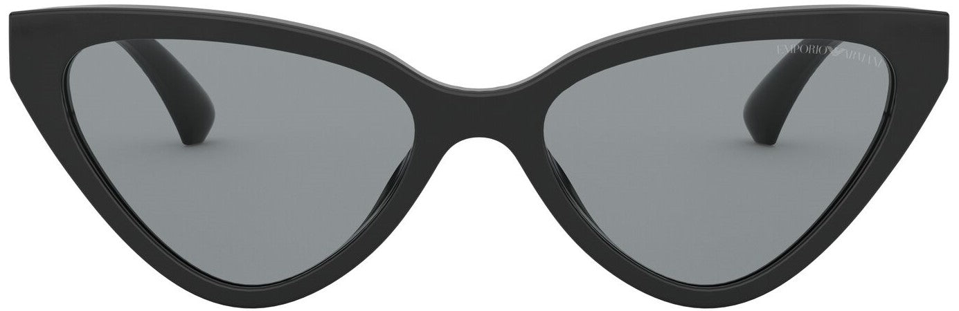 Emporio Armani EA4136 Women's Sunglasses Cat Eye - Black/Grey - Curacao