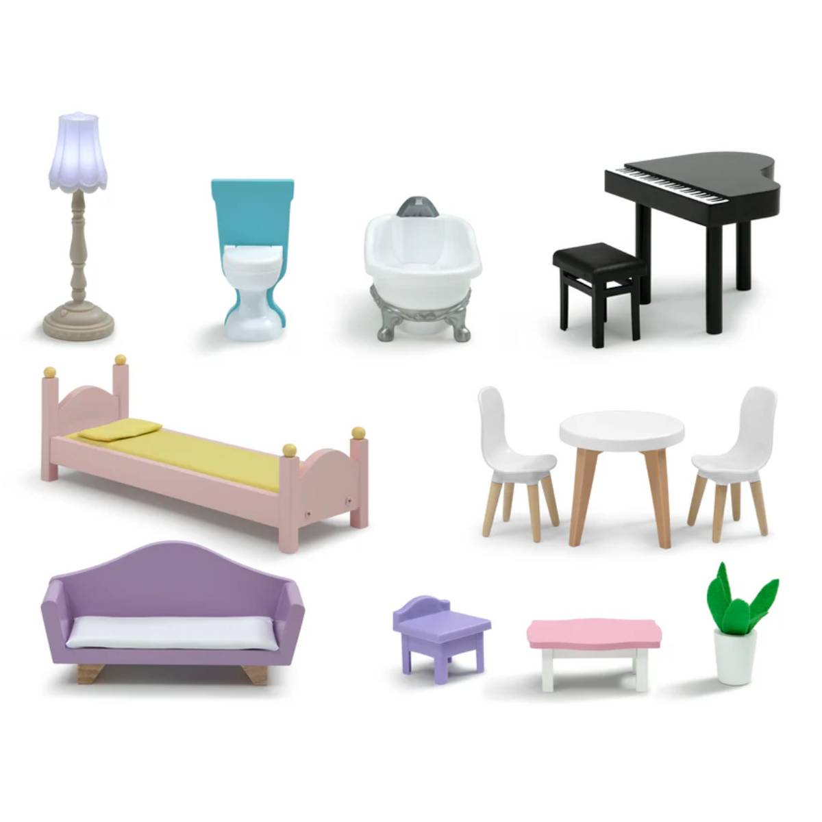 Delta Children My Size Dollhouse with Accessories